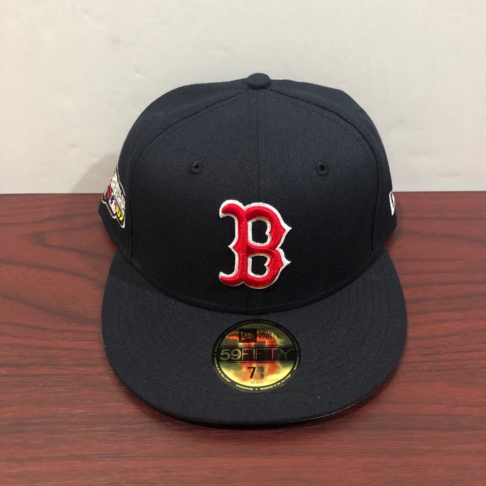 New Era, 59Fifty Fitted Hat, Boston Red Sox, Navy Blue
